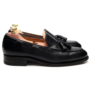 '101381' Black Leather Tassel Loafer UK 7