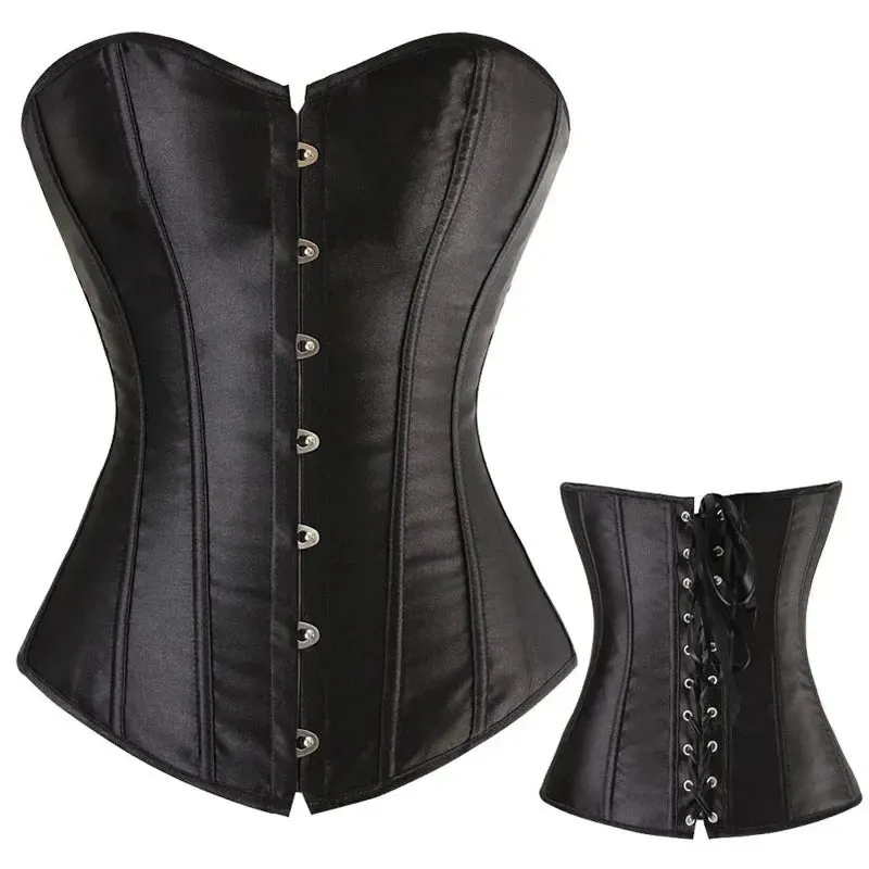 5XL Sexy Slimming Corsets Waist Trainer Body Shaper Fajas Gothic Corset Lace Up Boned Corselete Shapewear Women Clothes Plus Size
