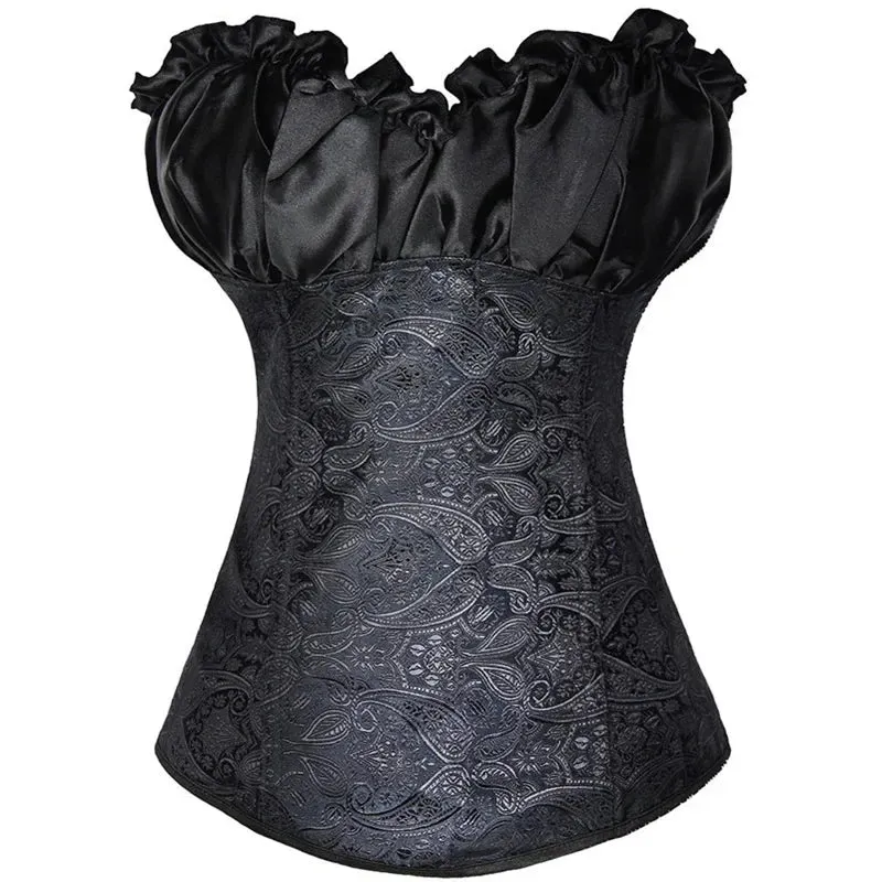 5XL Sexy Slimming Corsets Waist Trainer Body Shaper Fajas Gothic Corset Lace Up Boned Corselete Shapewear Women Clothes Plus Size