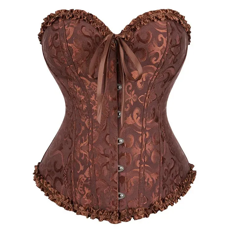 5XL Sexy Slimming Corsets Waist Trainer Body Shaper Fajas Gothic Corset Lace Up Boned Corselete Shapewear Women Clothes Plus Size