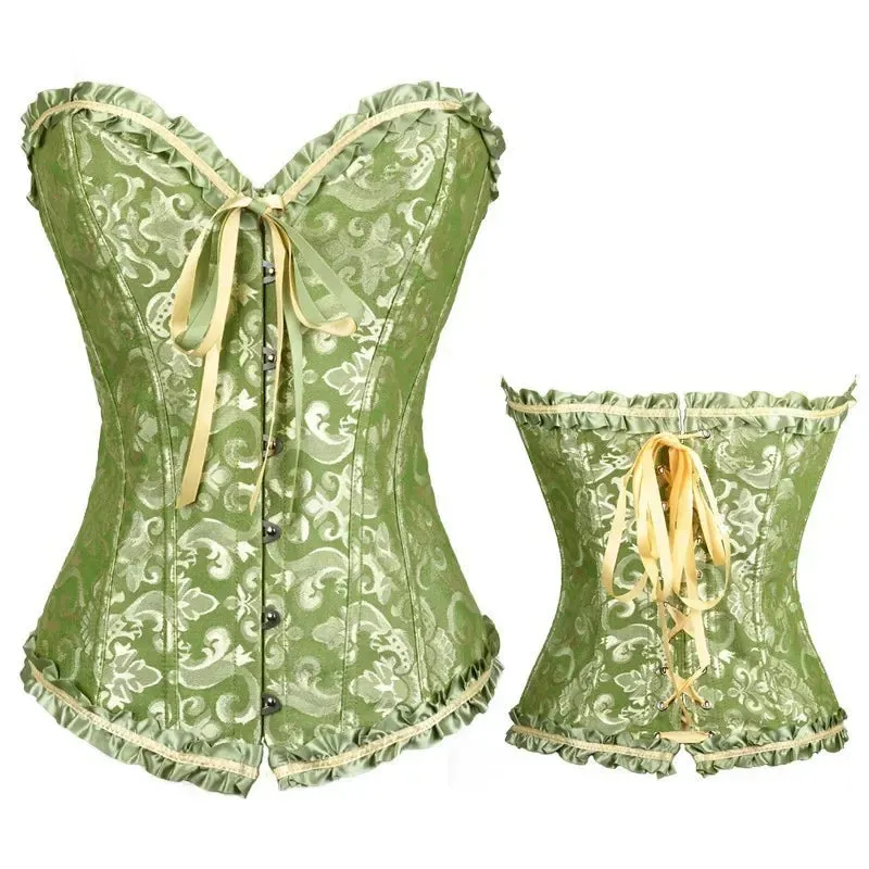 5XL Sexy Slimming Corsets Waist Trainer Body Shaper Fajas Gothic Corset Lace Up Boned Corselete Shapewear Women Clothes Plus Size