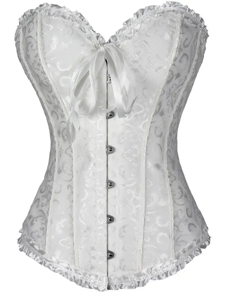 5XL Sexy Slimming Corsets Waist Trainer Body Shaper Fajas Gothic Corset Lace Up Boned Corselete Shapewear Women Clothes Plus Size