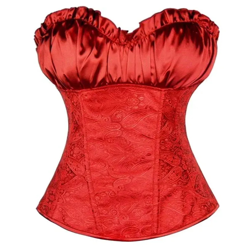 5XL Sexy Slimming Corsets Waist Trainer Body Shaper Fajas Gothic Corset Lace Up Boned Corselete Shapewear Women Clothes Plus Size