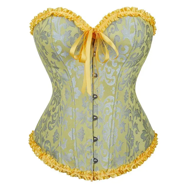 5XL Sexy Slimming Corsets Waist Trainer Body Shaper Fajas Gothic Corset Lace Up Boned Corselete Shapewear Women Clothes Plus Size