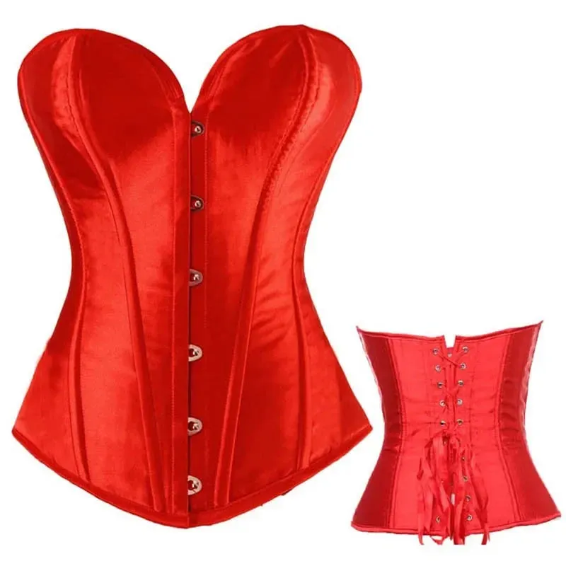 5XL Sexy Slimming Corsets Waist Trainer Body Shaper Fajas Gothic Corset Lace Up Boned Corselete Shapewear Women Clothes Plus Size