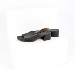 90s leather slides