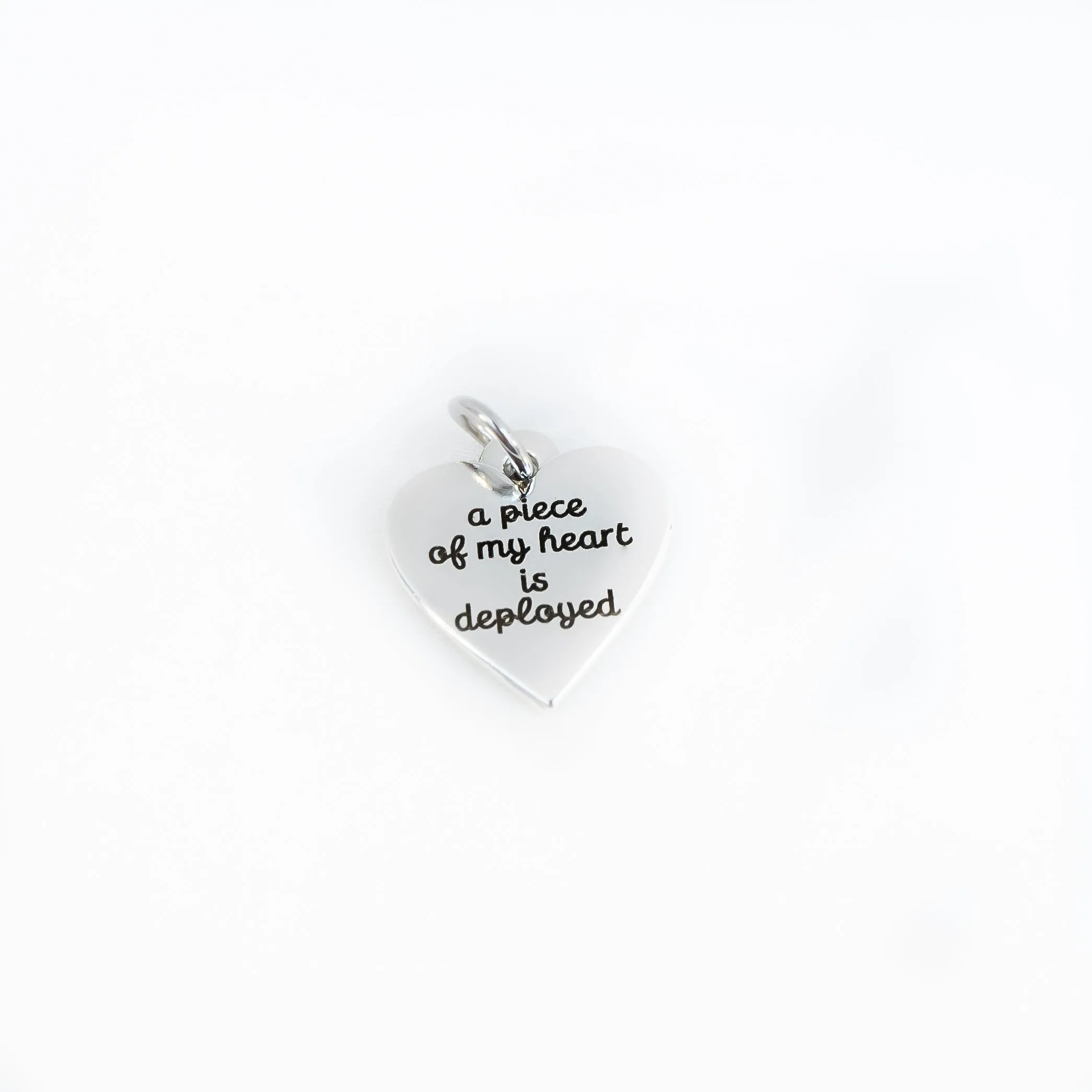 'A Piece of my Heart is Deployed' Charm