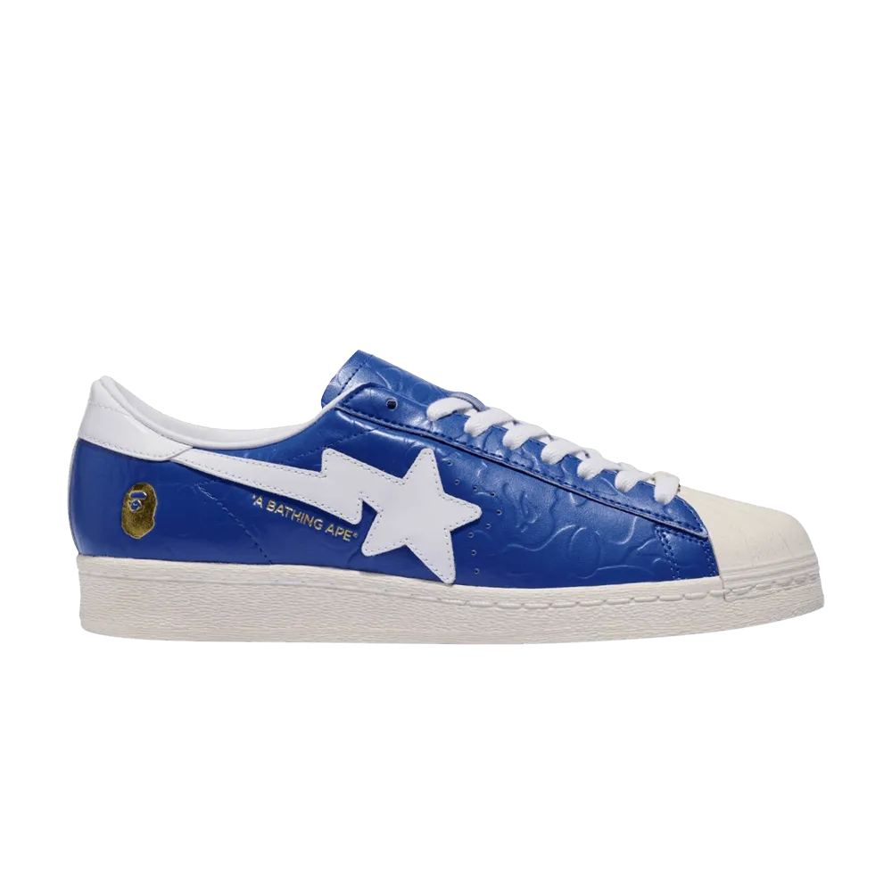 Adidas Superstar Vintage Bape Blue White