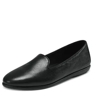 Aerosoles Women's Over Drive Loafer, Black Leather, 8.5