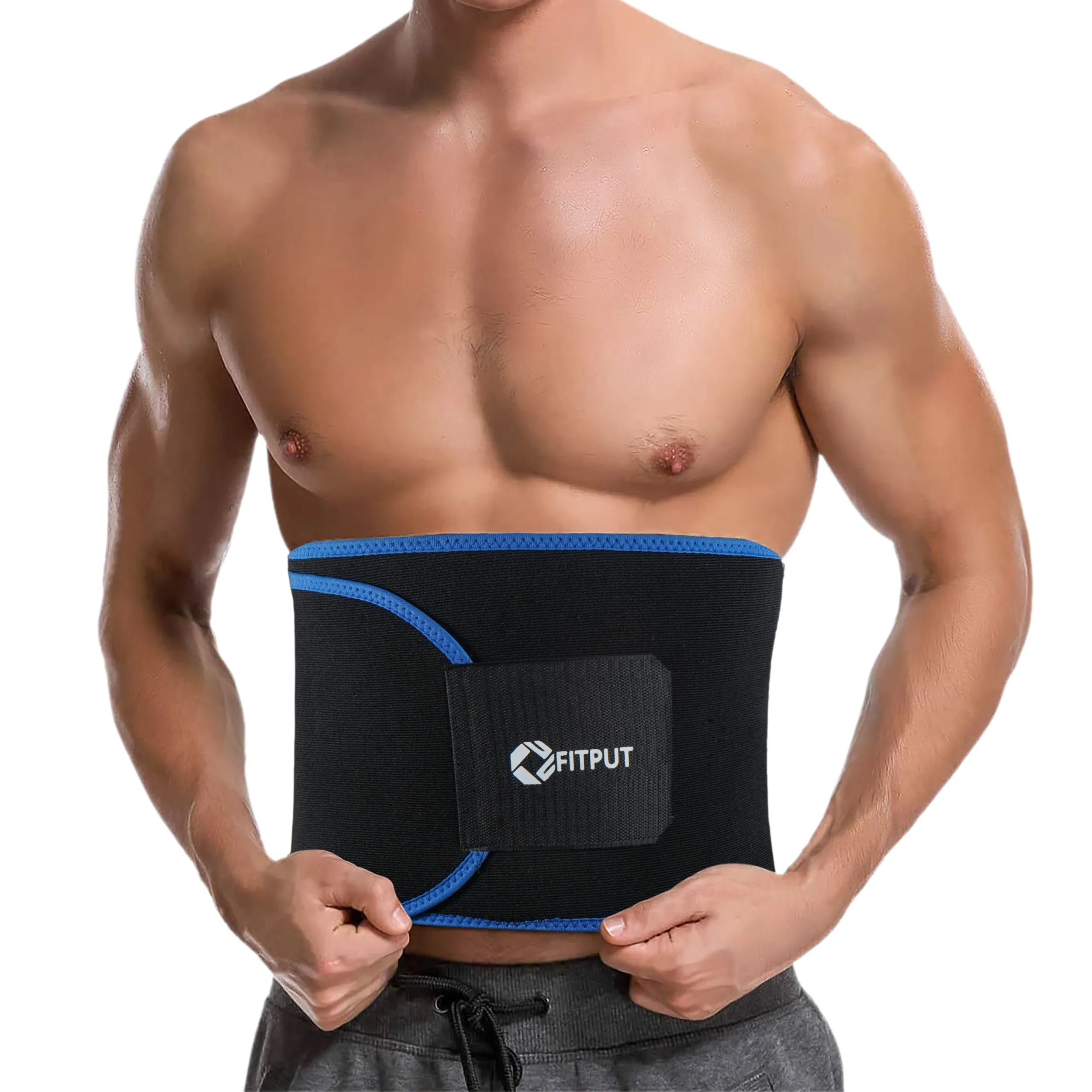 ALYV Ab Trainer Belt (without pocket |blue)
