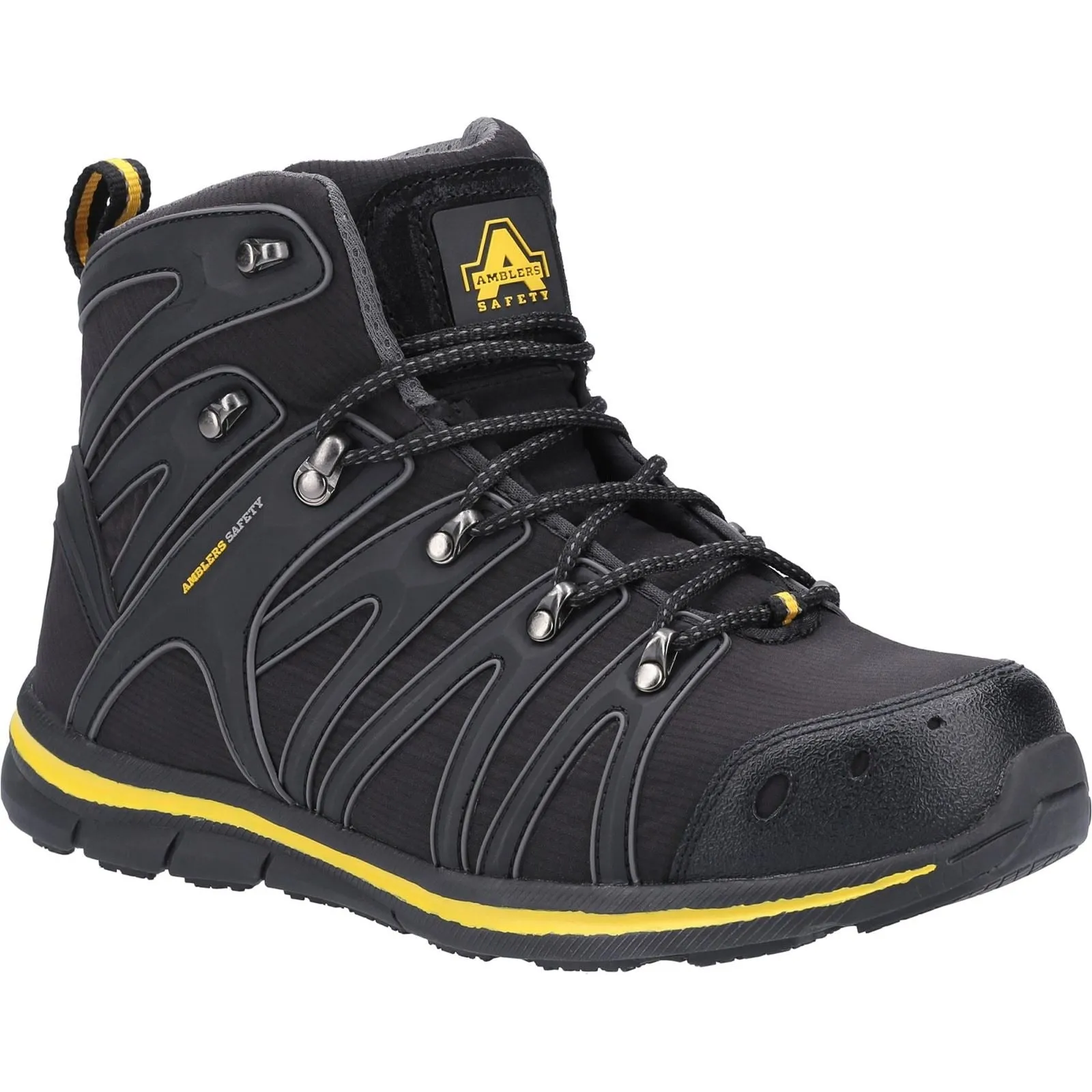 Amblers Men Boots - AS254 Safety Boot in Black, 6-13