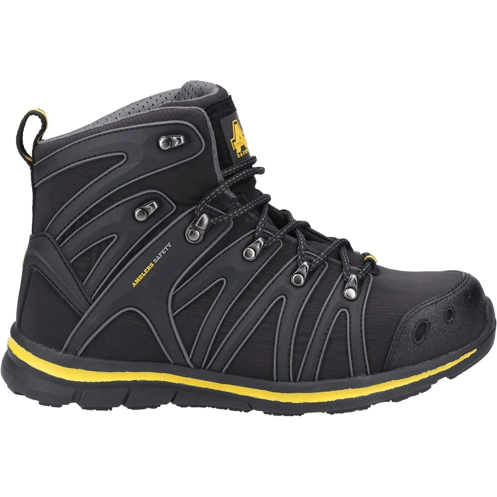 Amblers Men Boots - AS254 Safety Boot in Black, 6-13