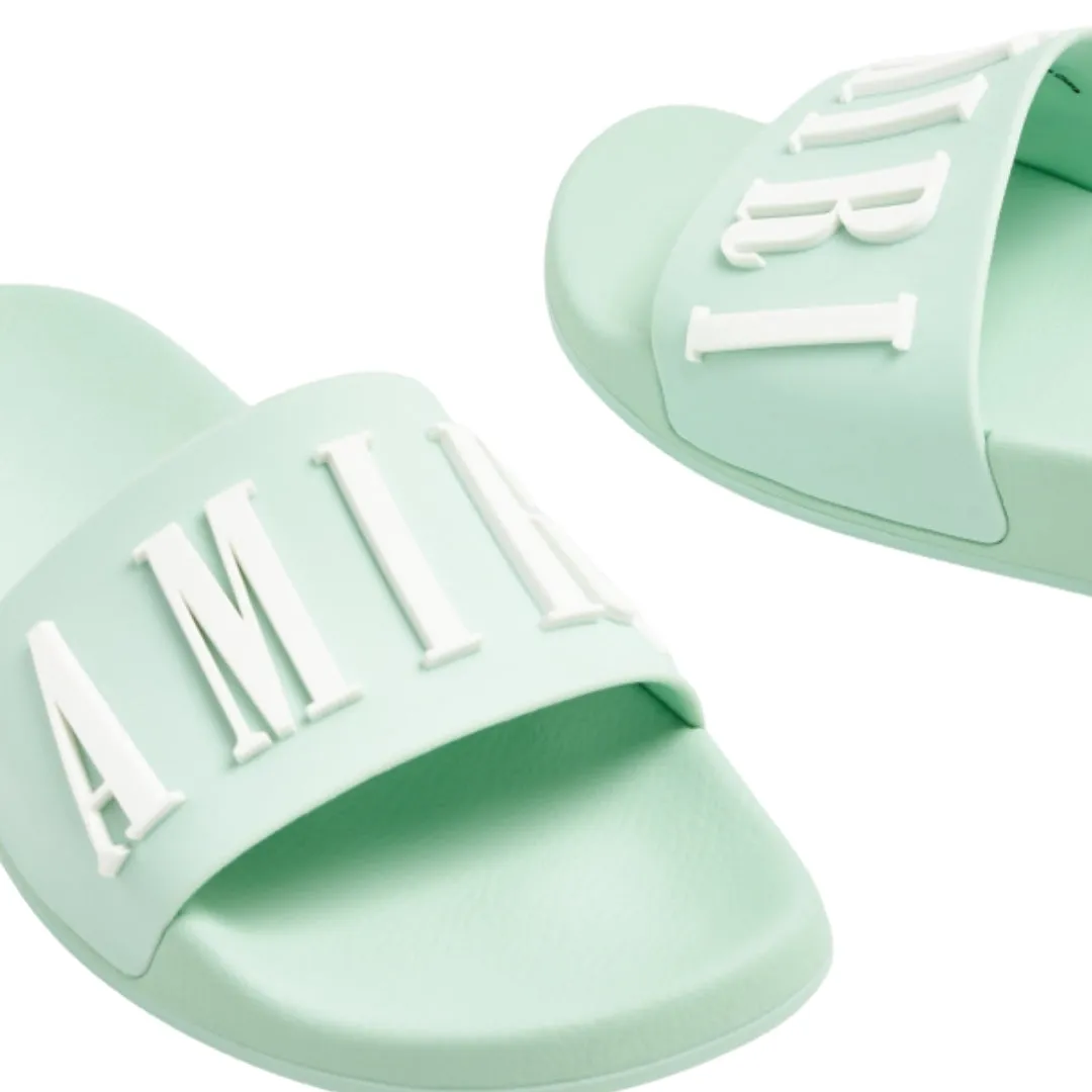 Amiri Womens PF23WFF002 785 Slides Green