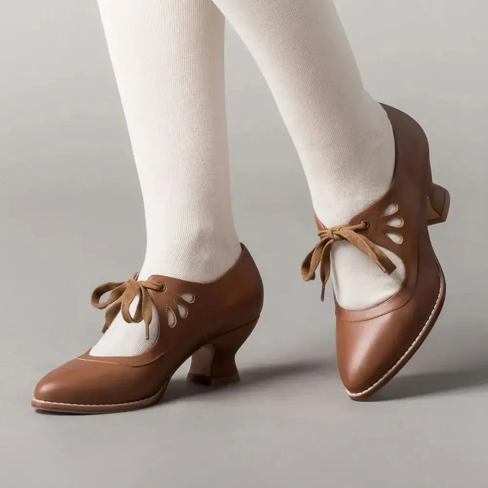 Angela - Orthopedic Leather Heeled Sandals