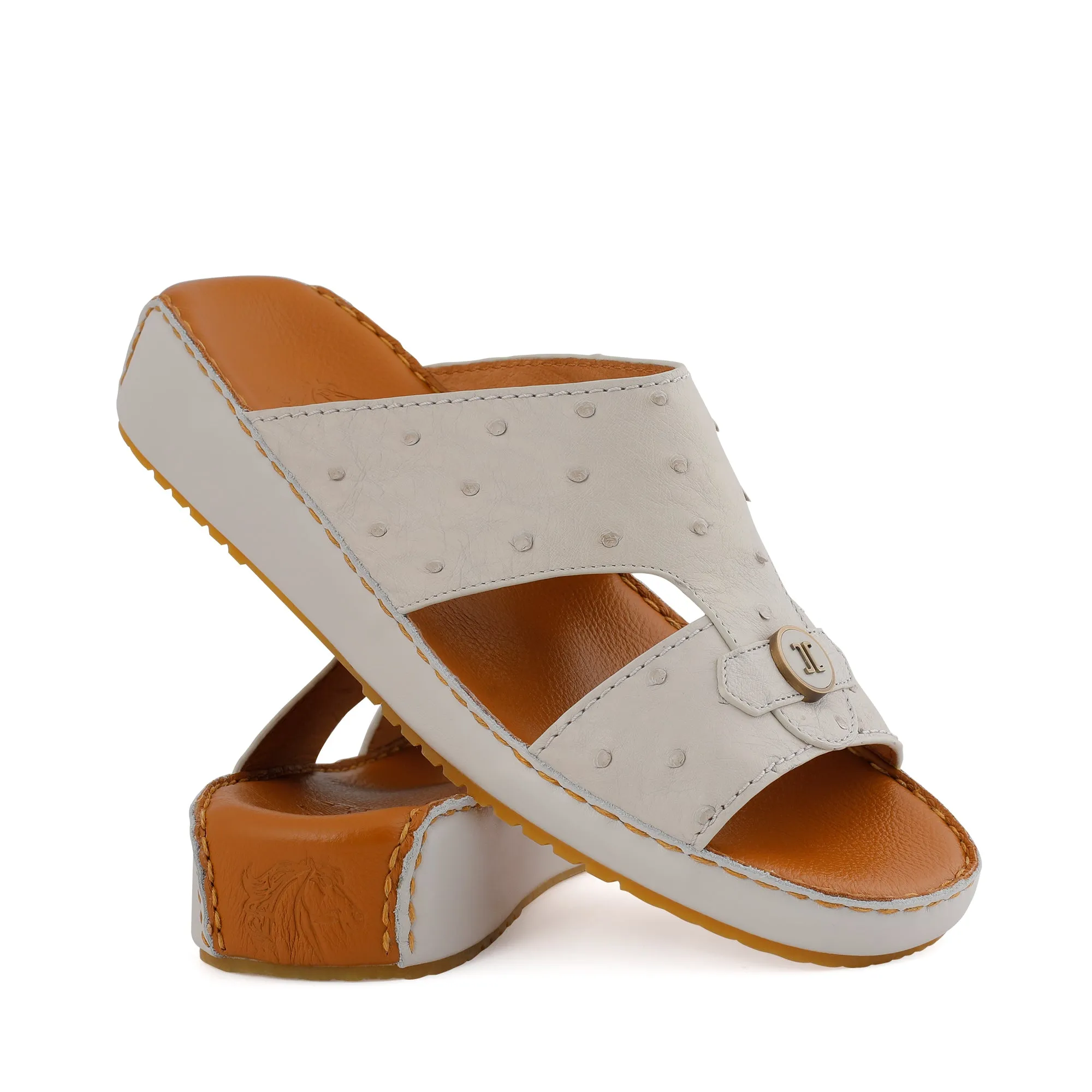 Arabic sandals - 2849 OSTRICH