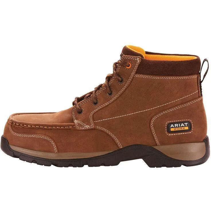 Ariat Men's Edge LTE Chukka 6" Composite Toe Work Boot - Brown - 10024951