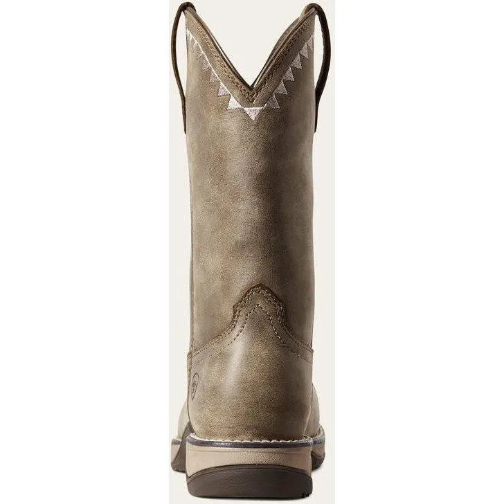Ariat Women's Anthem Deco Composite Toe Western Work Boot -Brown- 10029498