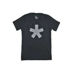 Asterisk Bold Metallic T-Shirt Black