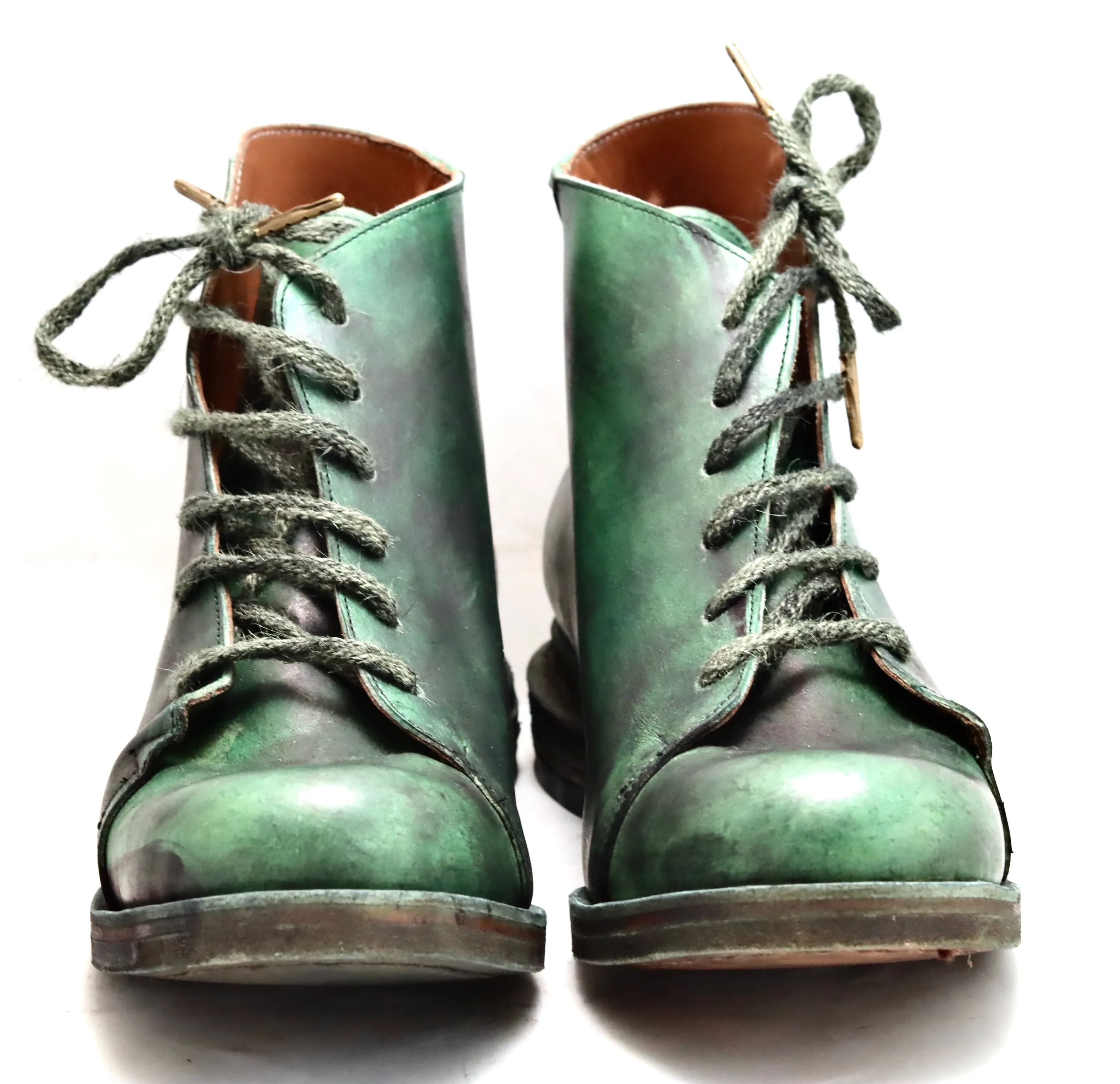 Asym derby boot | Dirty petrolio | horse