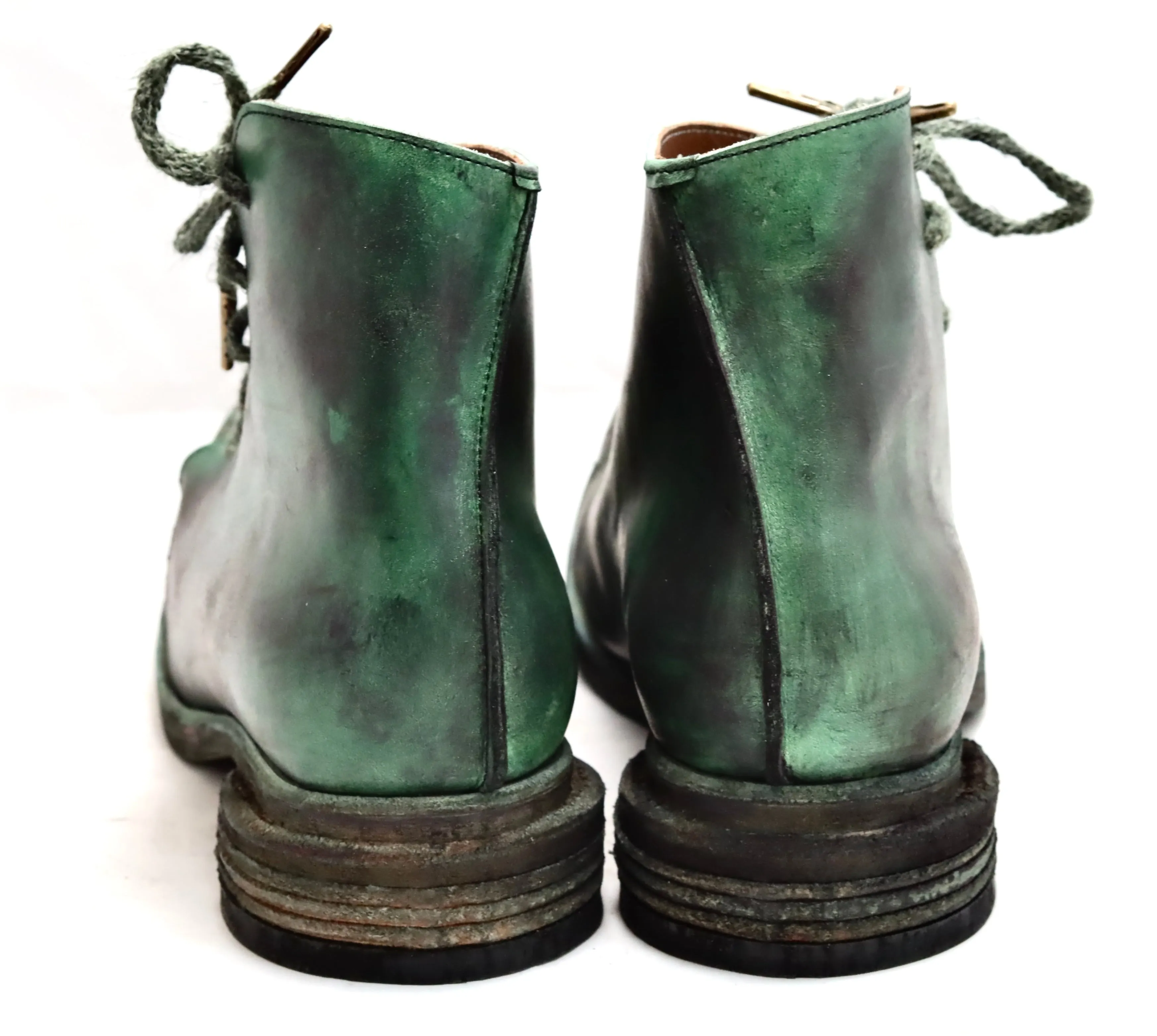 Asym derby boot | Dirty petrolio | horse