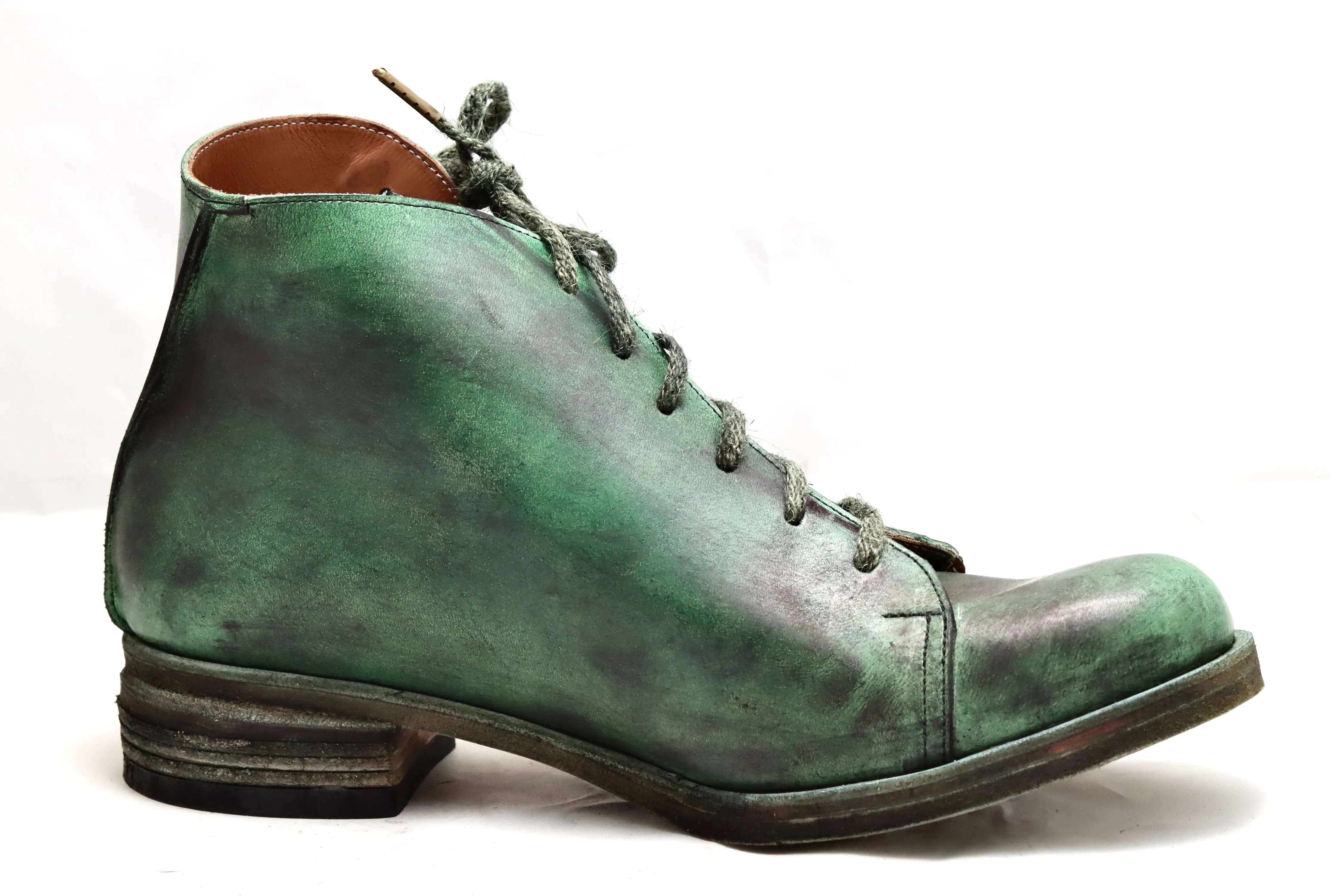 Asym derby boot | Dirty petrolio | horse