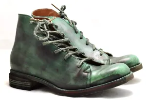 Asym derby boot | Dirty petrolio | horse