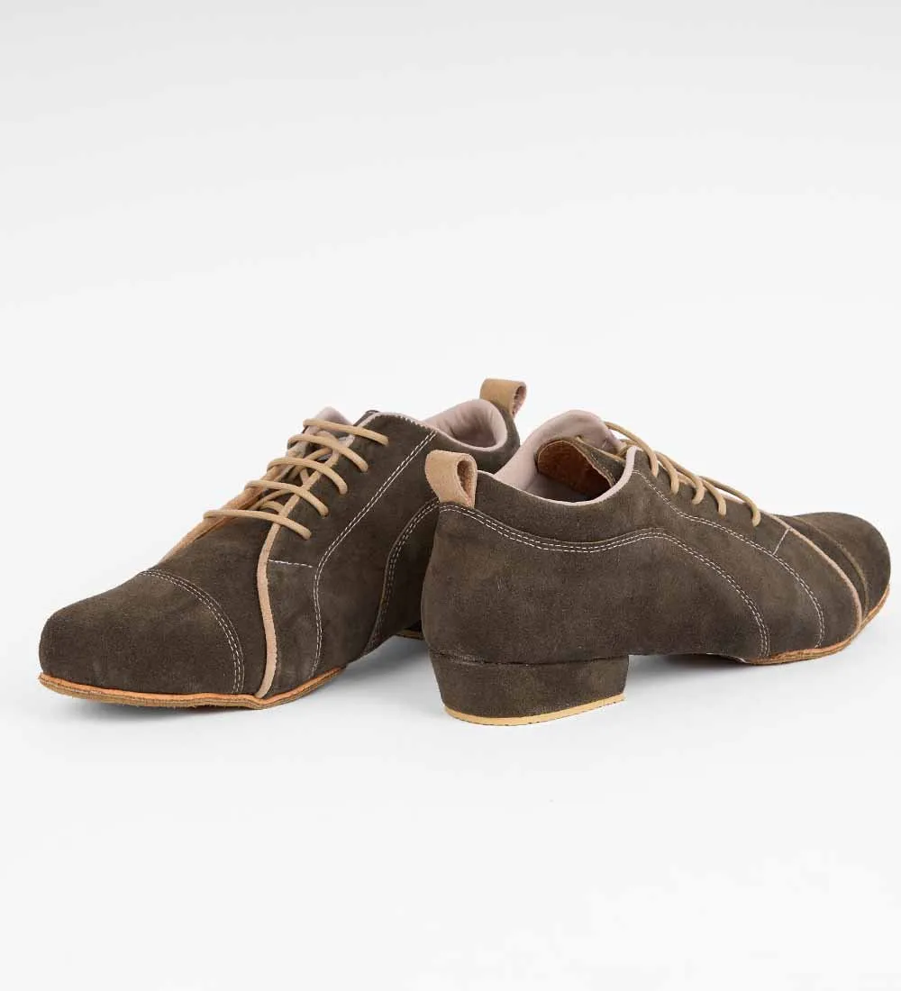 Autumn Brown - Handmade Men's Tango Trainers - Arrabal 6039