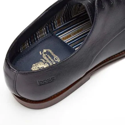 Base London Marley Leather Shoes - Navy