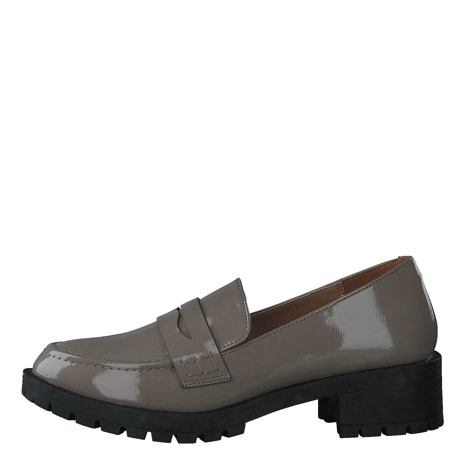 Biapearl Simple Penny Loafer P Taupe