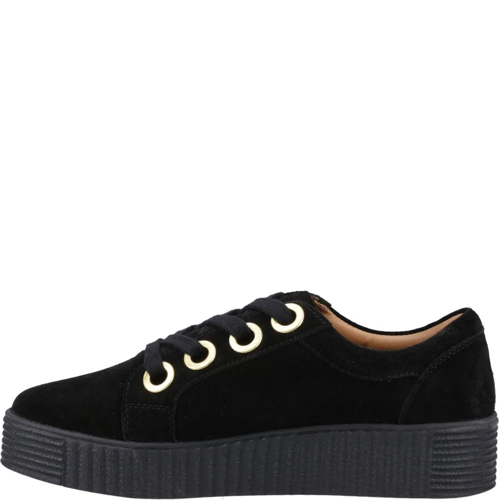 Black Tamsin Suede Trainers