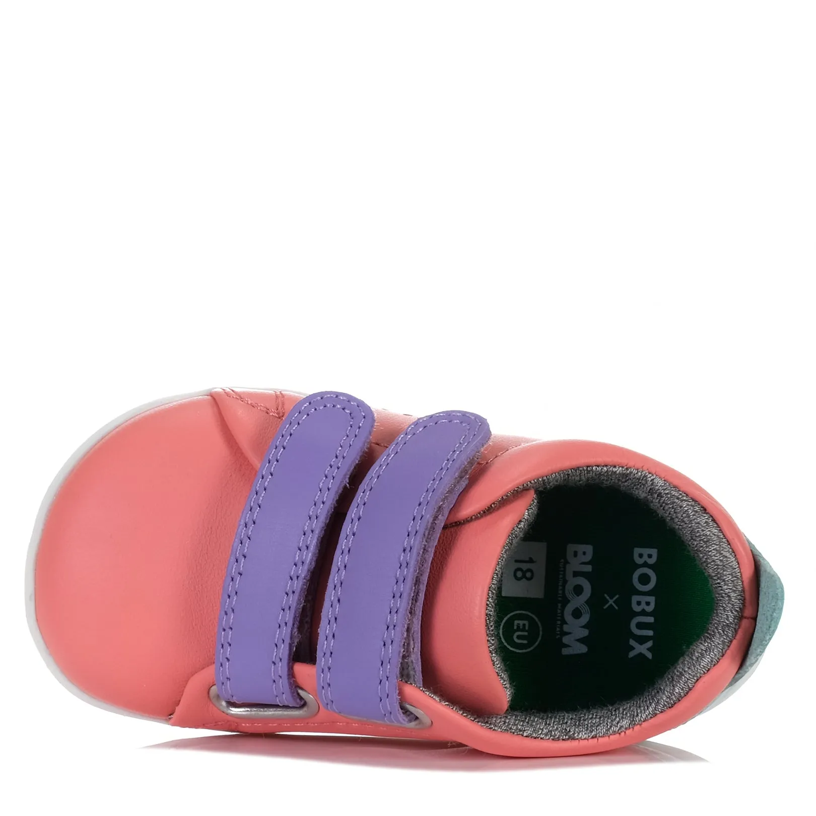 Bobux Step Up Grass Court 734208 Ocean Coral Combo