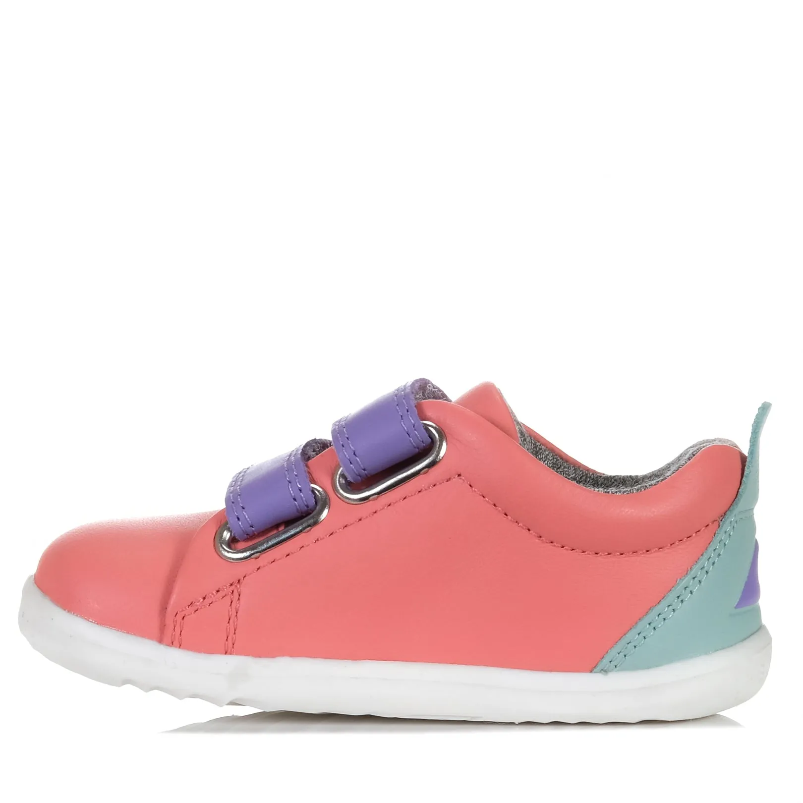 Bobux Step Up Grass Court 734208 Ocean Coral Combo