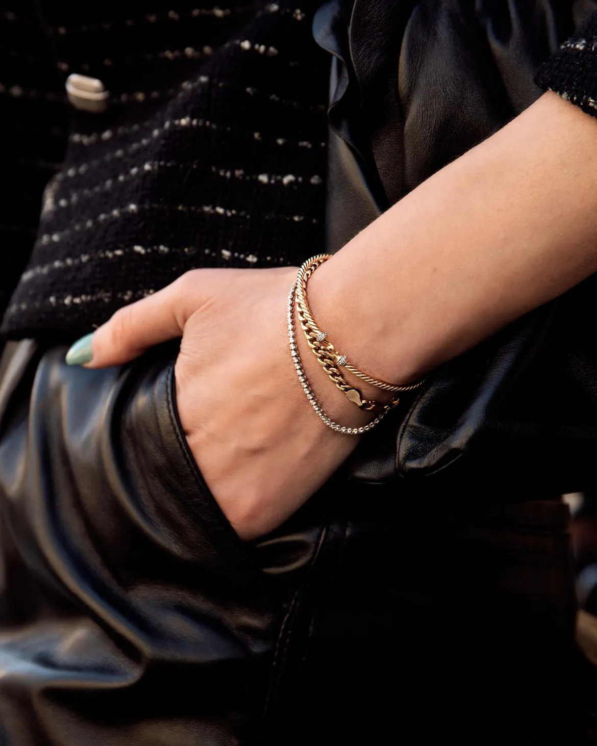 Bold 14K Gold Cuban Link Bracelet