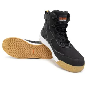 Boot, Dune Zip Side, Lace Up (Black)