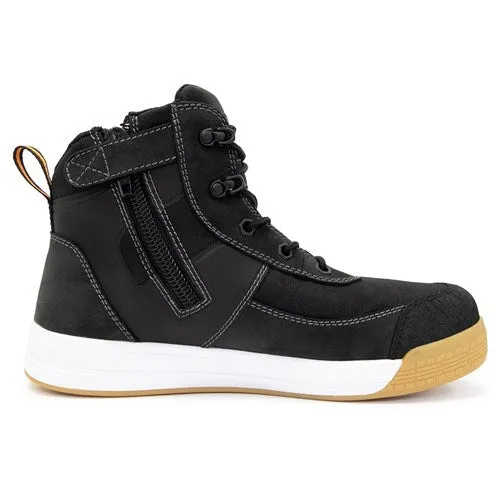Boot, Dune Zip Side, Lace Up (Black)