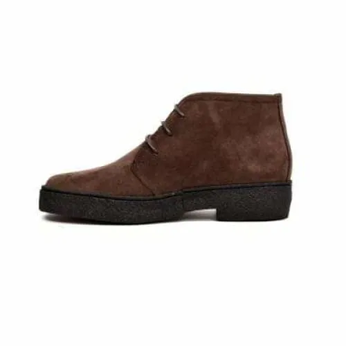 British Walkers Playboy Original Men's Brown Suede High Top Ankle Boots