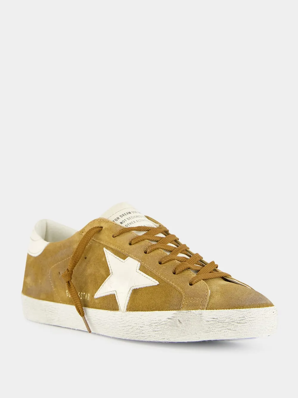 Brown Suede Superstar Sneakers
