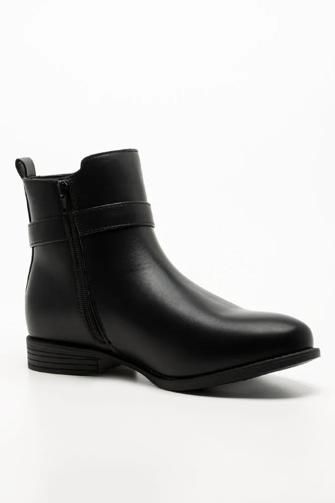 Buckle Boots Black