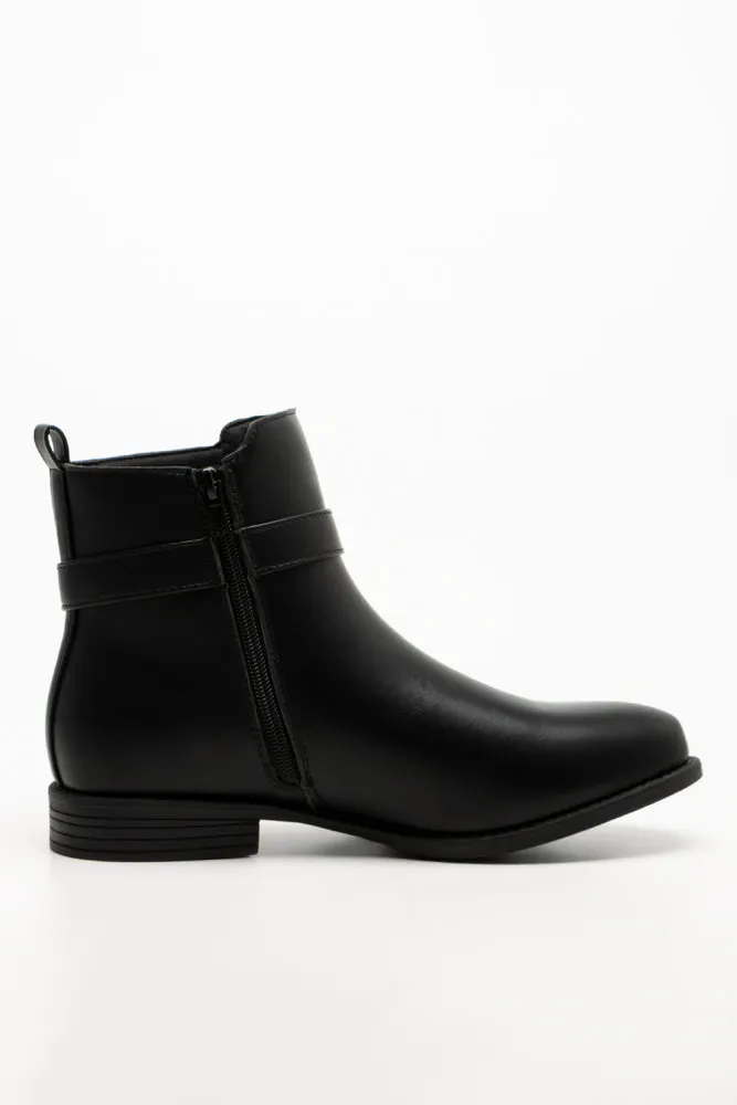 Buckle Boots Black