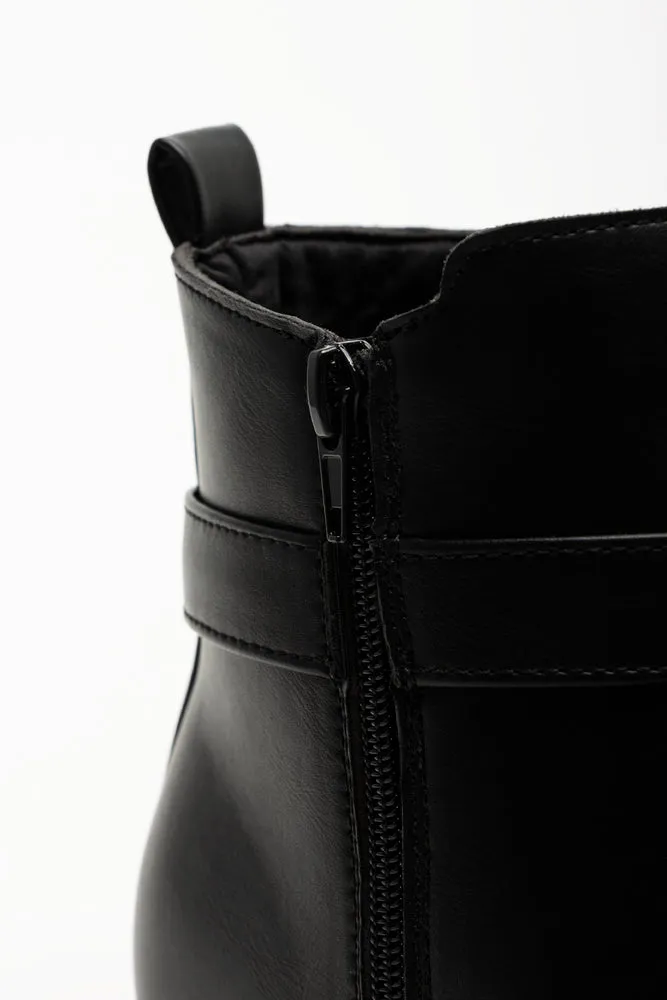 Buckle Boots Black