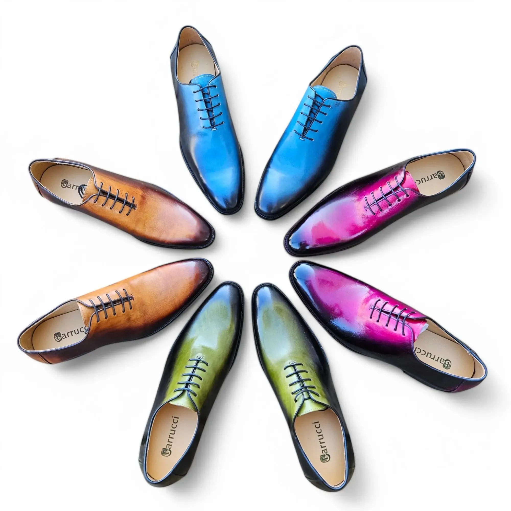 Burnished Two Tone Wholecut Oxford