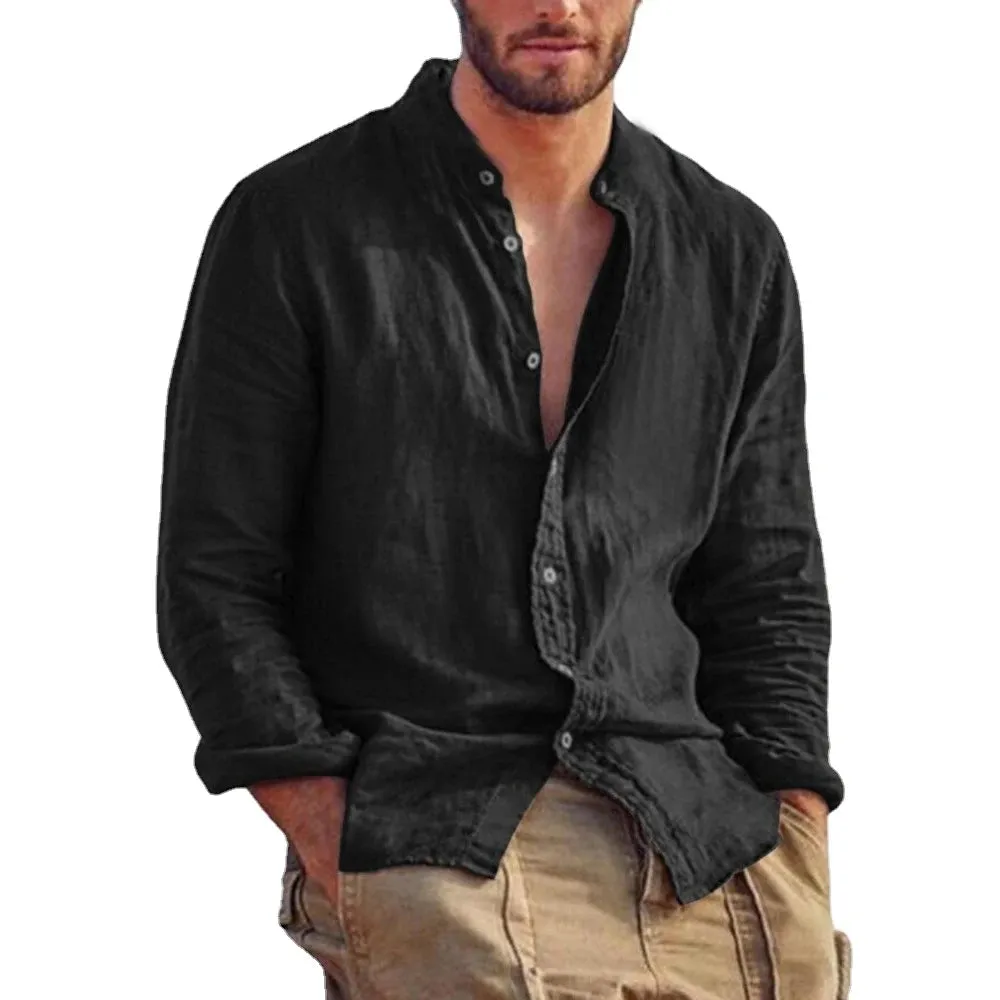 Camisa de Linho Beach Fashion