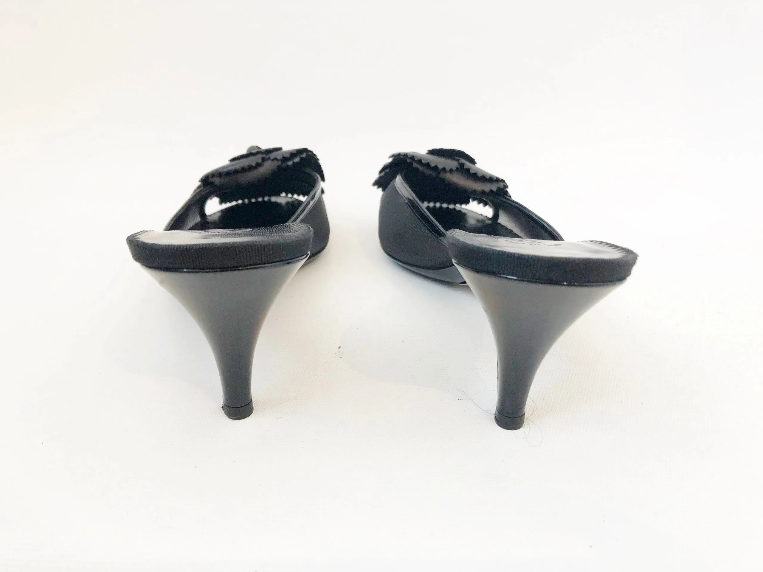 Chanel Camellia Mules Size 40 It (10 Us)