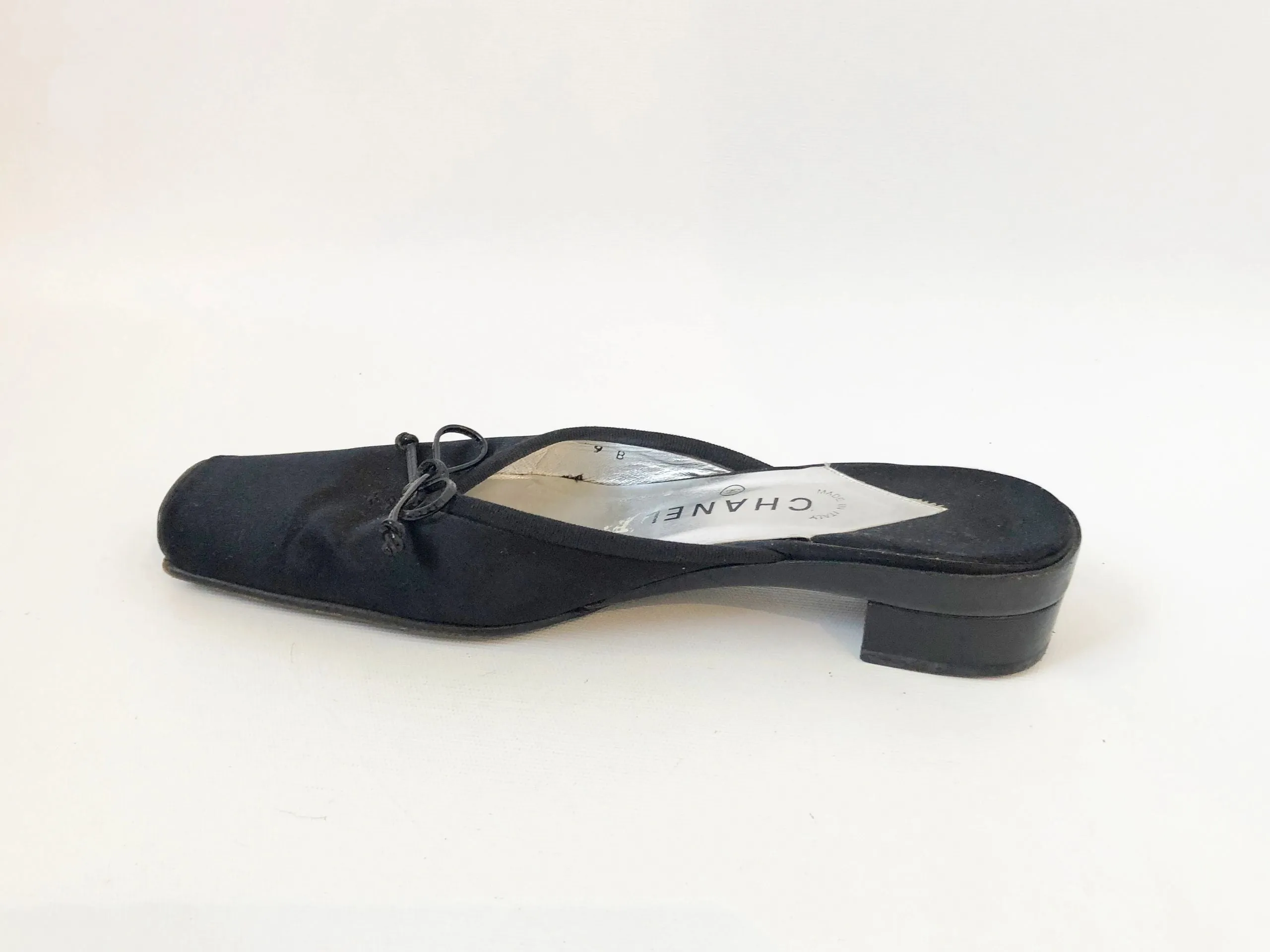Chanel Square Toe Mule Size 9