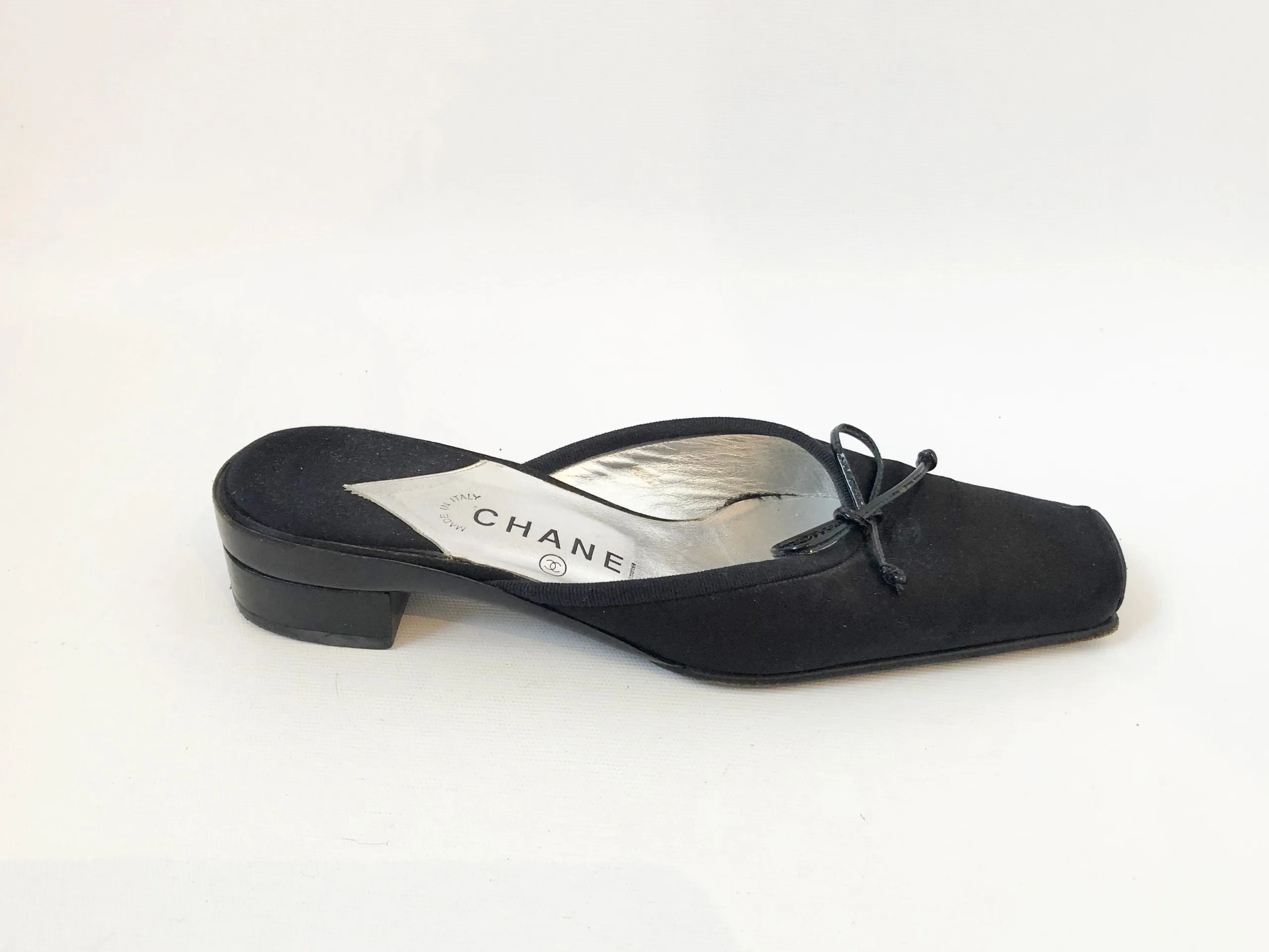 Chanel Square Toe Mule Size 9