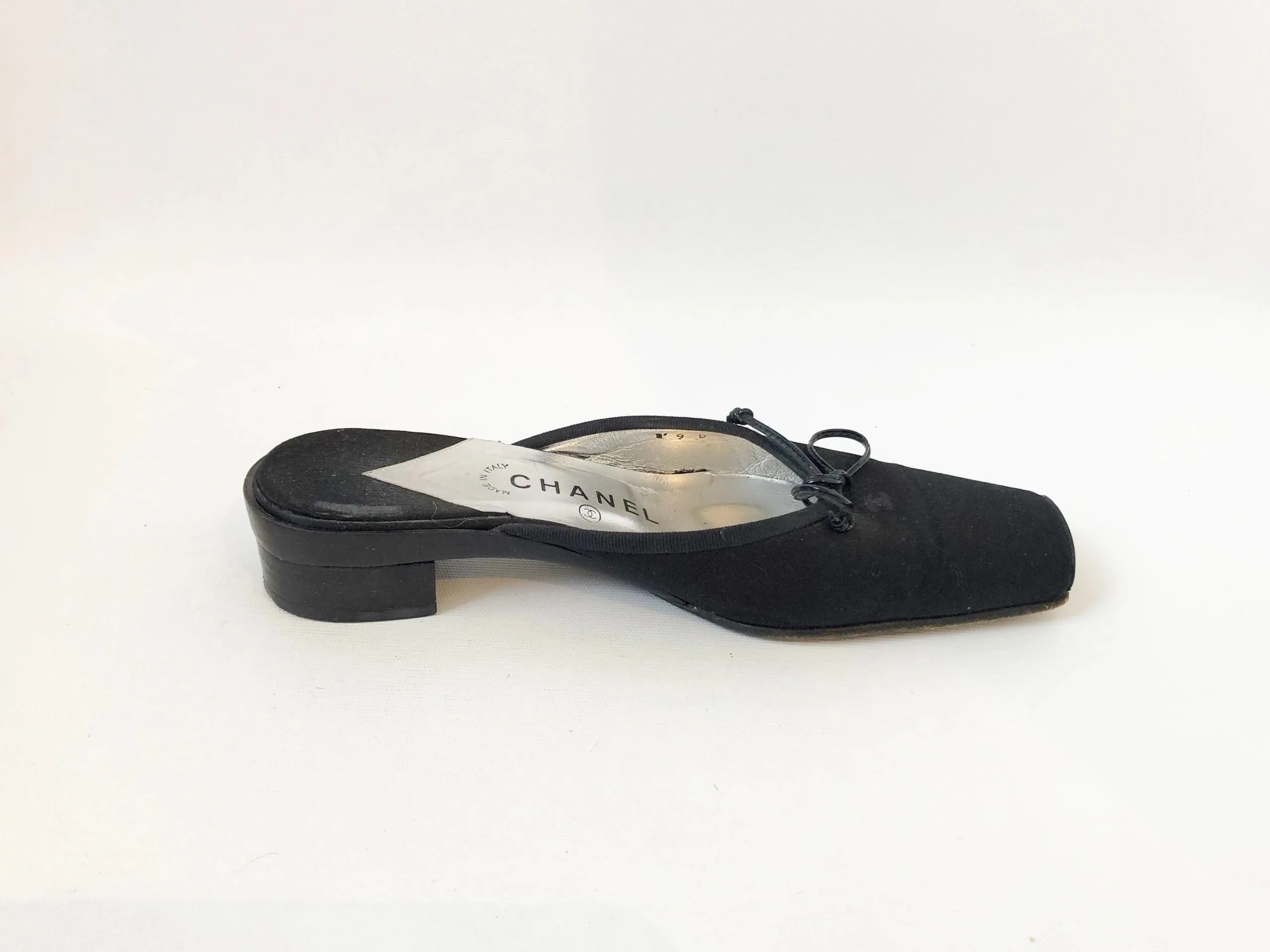 Chanel Square Toe Mule Size 9