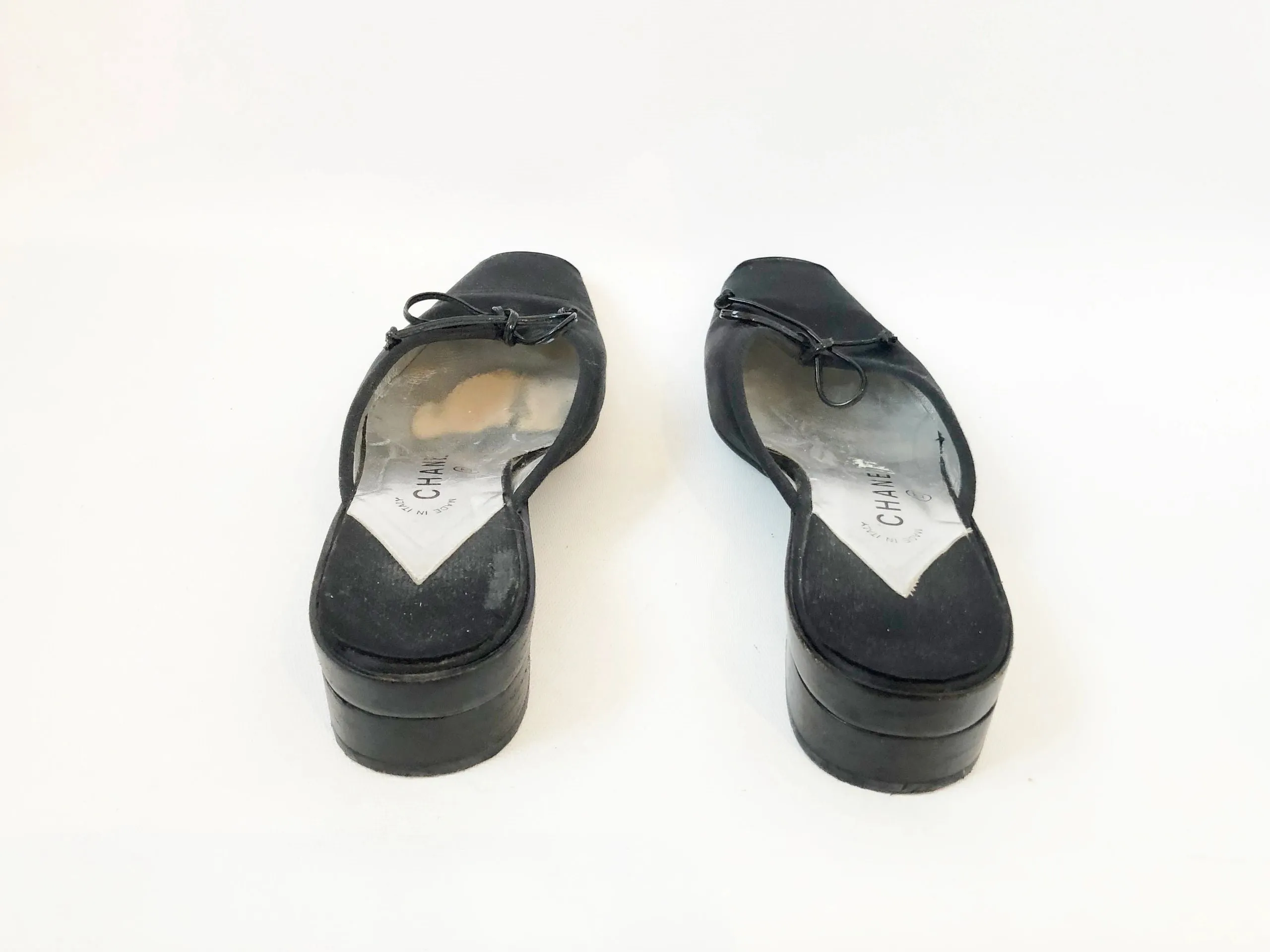 Chanel Square Toe Mule Size 9