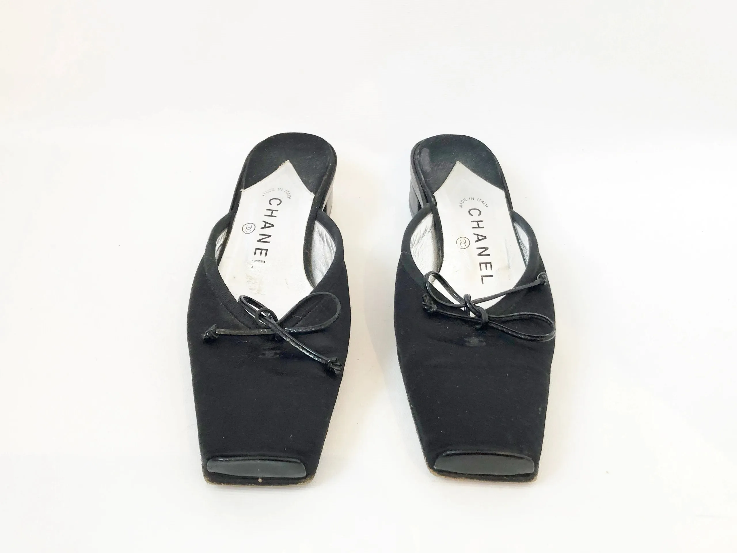 Chanel Square Toe Mule Size 9