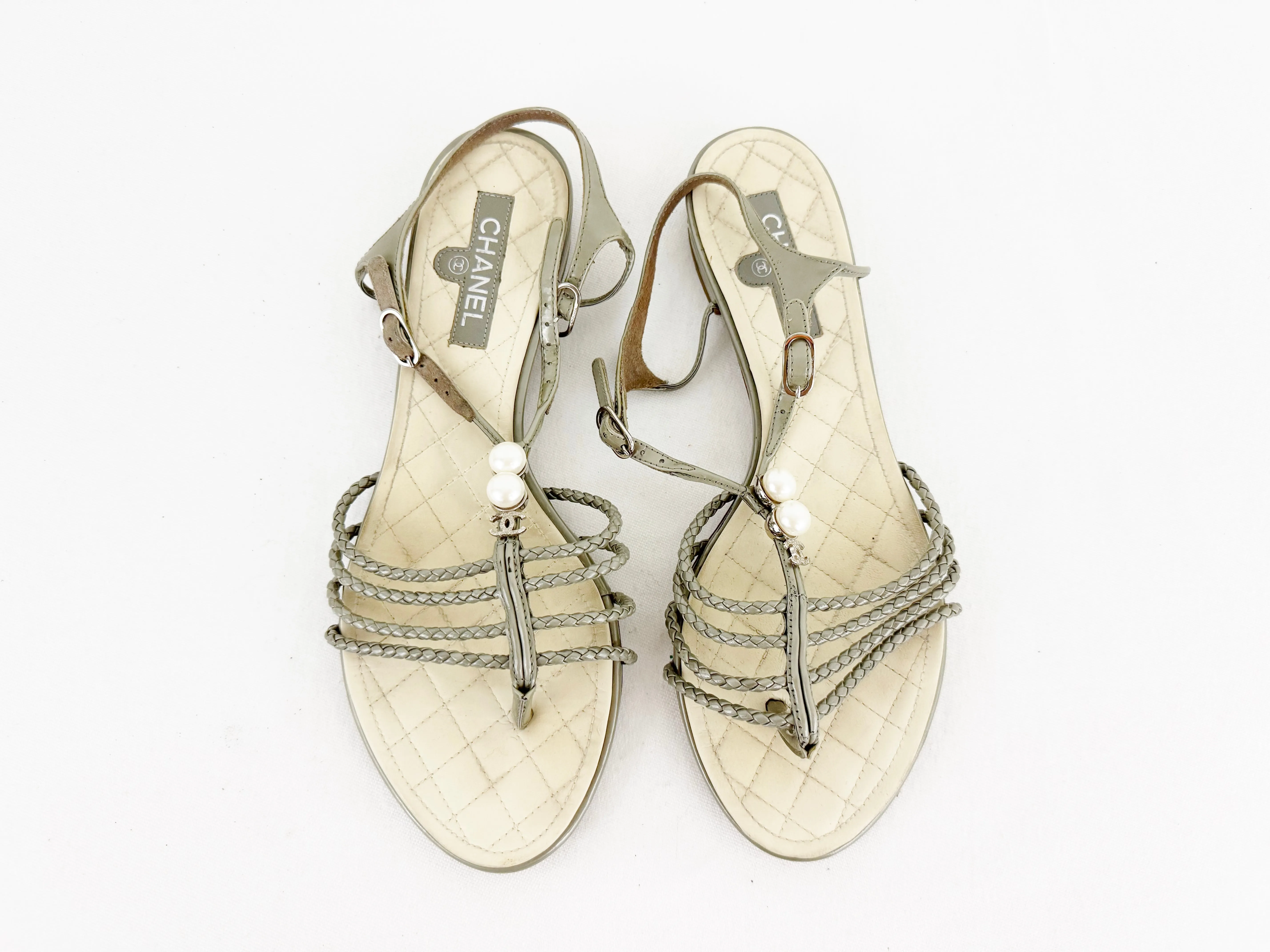 Chanel Strappy Sandal Size 8