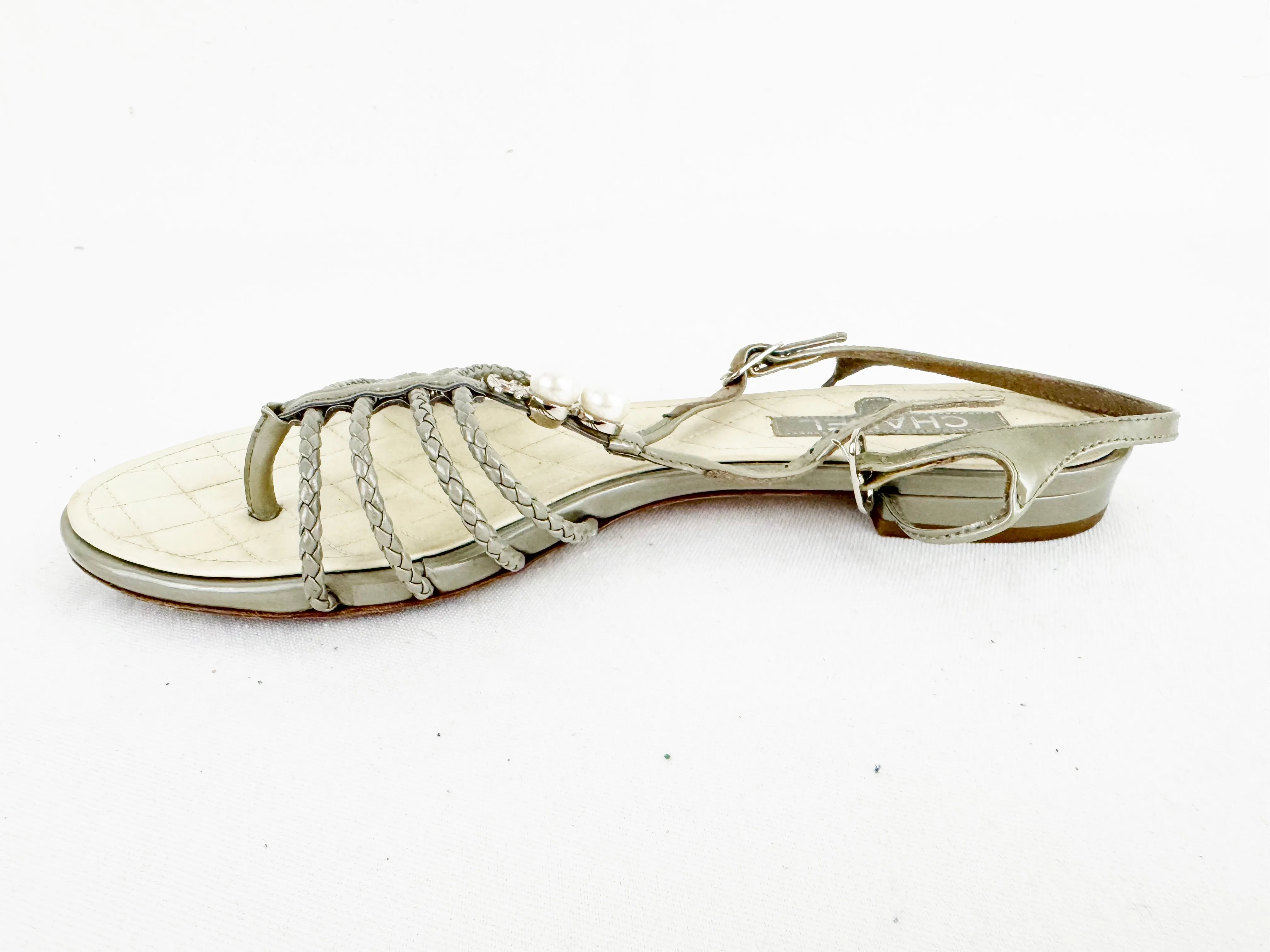 Chanel Strappy Sandal Size 8